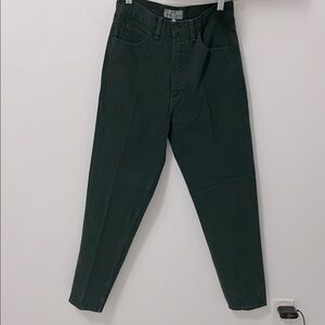 Vintage Guess Georges Marciano Green Twill Mom Jeans